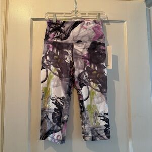 lululemon athletica Align HR Crop 17” Leggings - Purple, Black, Green